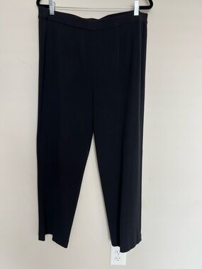 Misook Black Wide-Leg Dress Pants Size XL